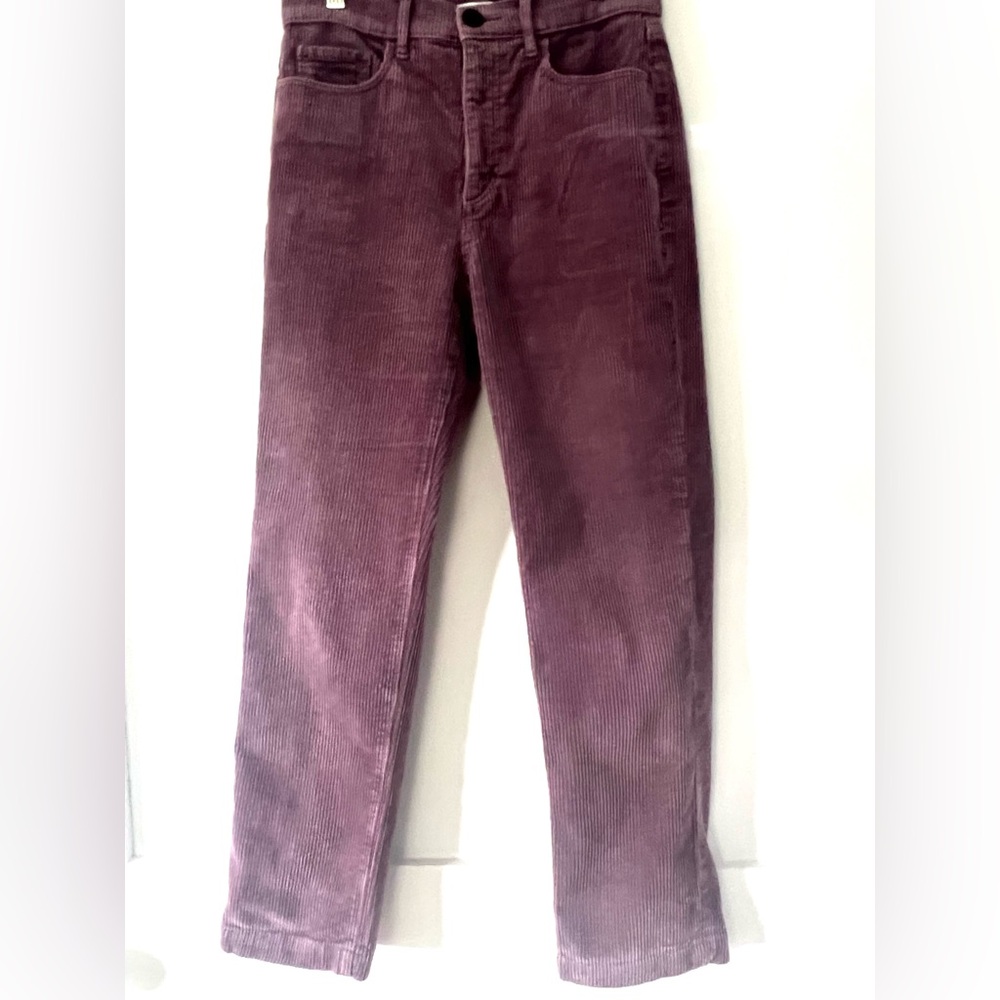 LOFT Purple Corduroy Trousers